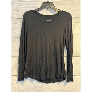 Women's black Cuddlduds thermal top Size L